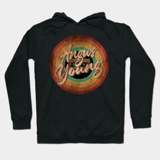 Angus Young Vintage Circle Art Hoodie